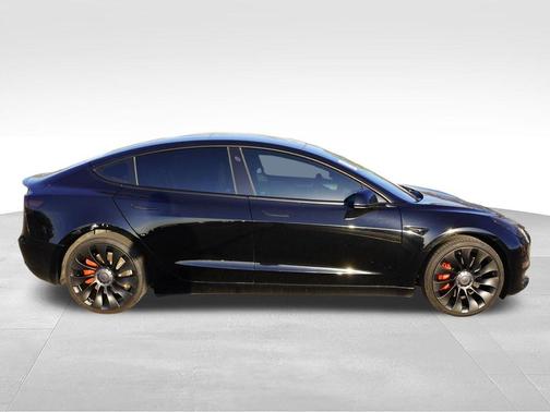 Matte Black 2023 Tesla Model 3 Performance