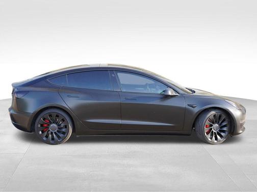 Matte Black 2023 Tesla Model 3 Performance