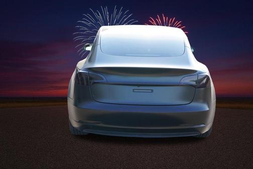 Matte Black 2023 Tesla Model 3 Performance
