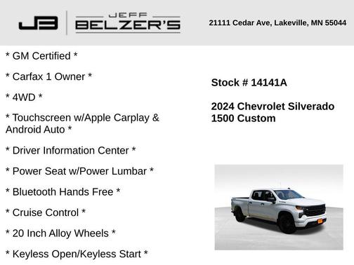 2024 Chevrolet Silverado 1500 Custom