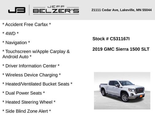 2019 GMC Sierra 1500 SLT