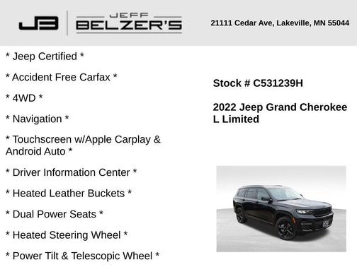 2022 Jeep Grand Cherokee L Limited