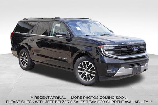 Agate Black Metallic 2025 Ford Expedition Max Platinum