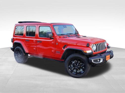Firecracker Red Clearcoat 2025 Jeep Wrangler 4xe Sahara