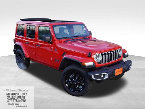 Firecracker Red Clearcoat 2025 Jeep Wrangler 4xe Sahara