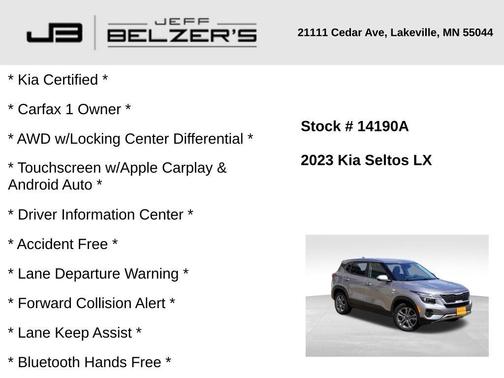 2023 Kia Seltos LX