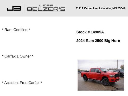 2024 RAM 2500 Big Horn