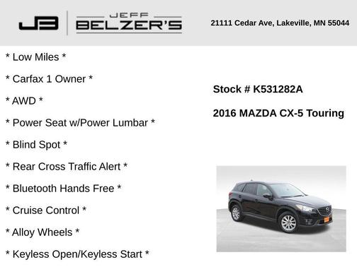 2016 Mazda CX-5 Touring