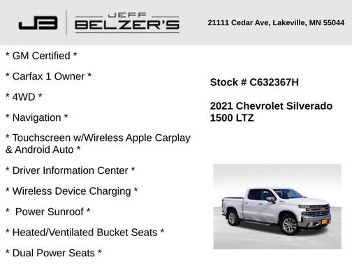 2021 Chevrolet Silverado 1500 LTZ