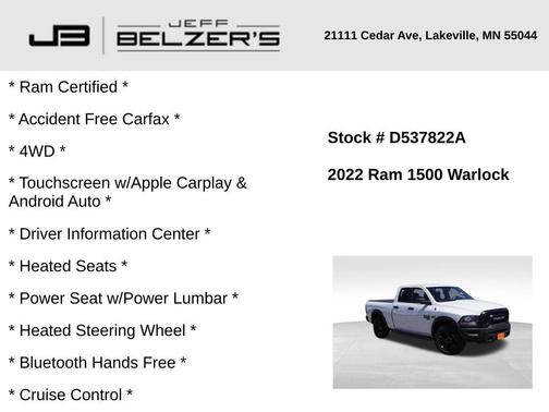 2022 RAM 1500 Classic SLT
