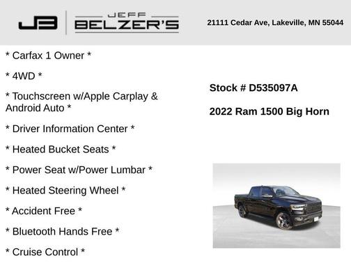2022 RAM 1500 Big Horn