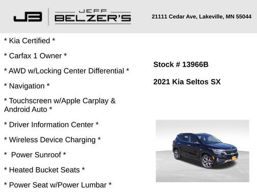 2021 Kia Seltos SX