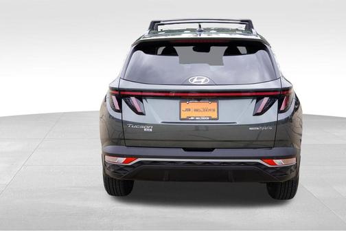 Amazon Gray 2023 Hyundai TUCSON Hybrid Blue