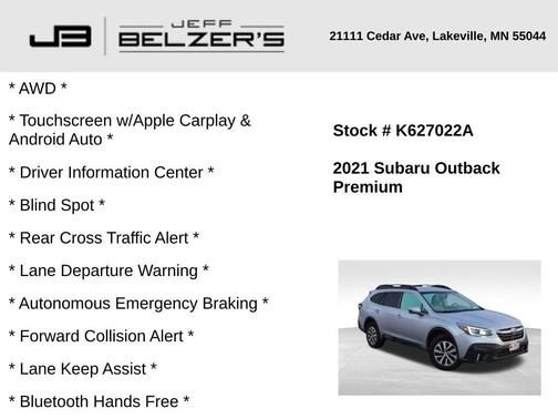 2021 Subaru Outback Premium