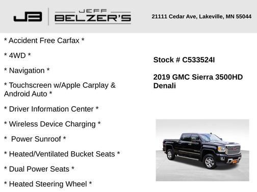 2019 GMC Sierra 3500 Denali