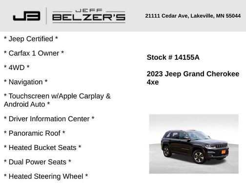 2023 Jeep Grand Cherokee 4xe Base