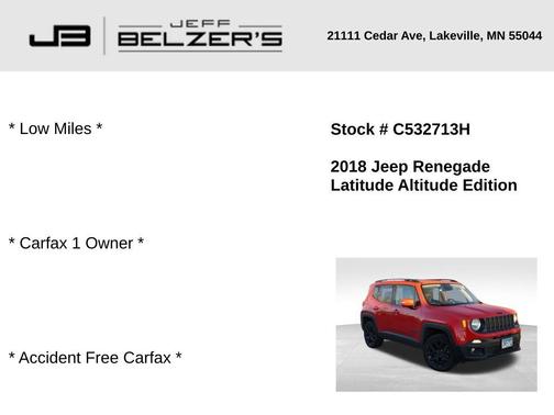 2018 Jeep Renegade Altitude