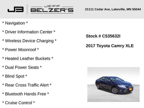 2017 Toyota Camry XLE