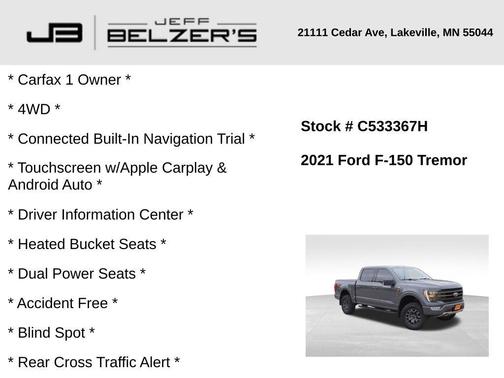 2021 Ford F-150 Tremor