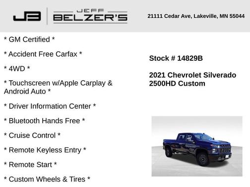 2021 Chevrolet Silverado 2500 Custom