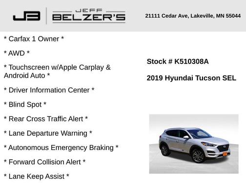 2019 Hyundai TUCSON SEL