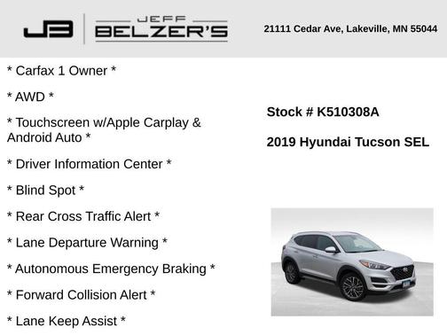 2019 Hyundai TUCSON SEL
