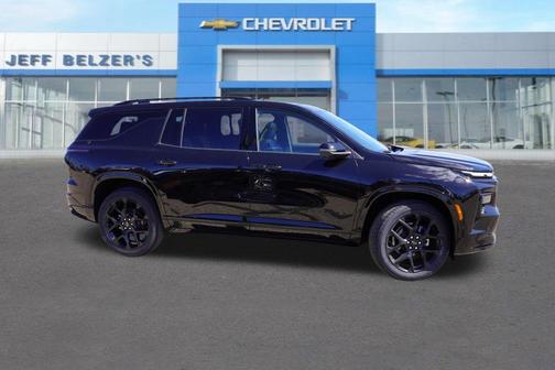 Black 2026 Chevrolet Traverse RS