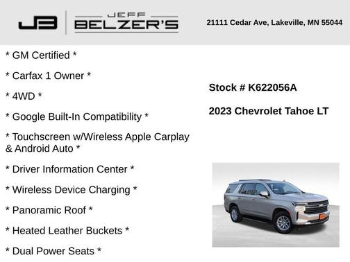 2023 Chevrolet Tahoe LT