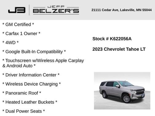 2023 Chevrolet Tahoe LT