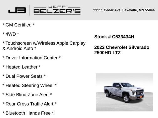 2022 Chevrolet Silverado 2500 LTZ