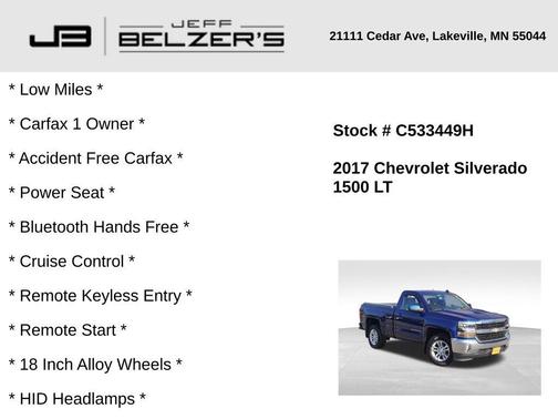 2017 Chevrolet Silverado 1500 1LT