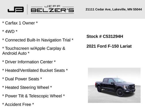 2021 Ford F-150 Lariat
