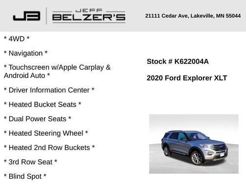 2020 Ford Explorer XLT
