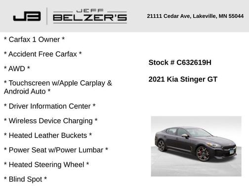 2021 Kia Stinger GT