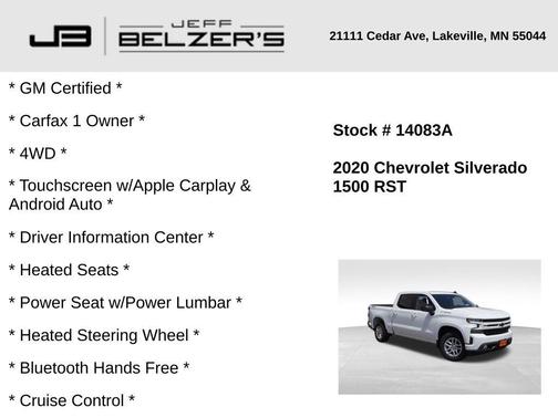 2020 Chevrolet Silverado 1500 RST