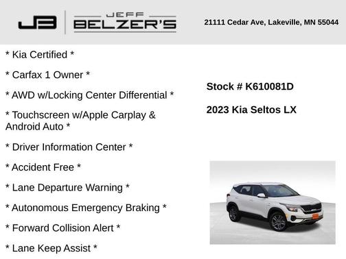 2023 Kia Seltos LX