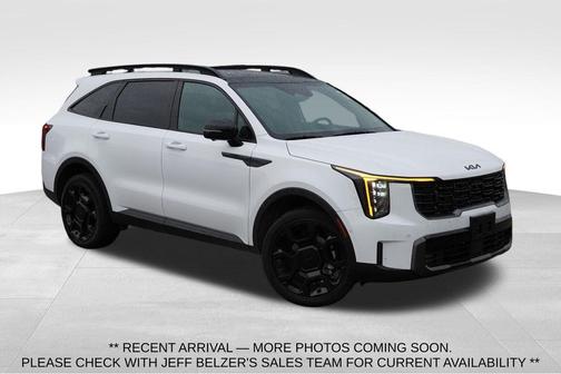 Glacial White Pearl 2025 Kia Sorento SX Prestige