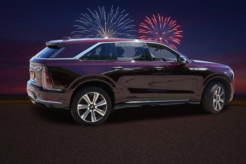 Black Cherry 2025 Cadillac Escalade IQ Luxury 2