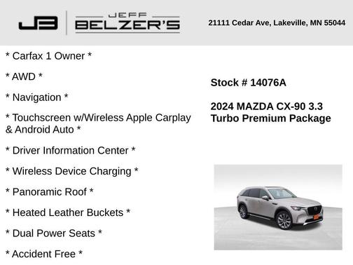 2024 Mazda CX-90 3.3 Turbo Premium