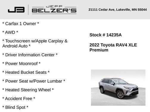 2022 Toyota RAV4 XLE Premium
