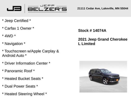 2021 Jeep Grand Cherokee L Limited