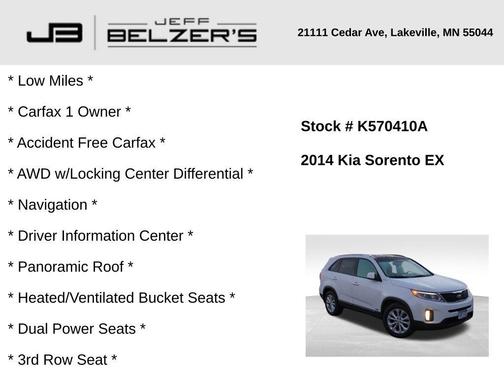 2014 Kia Sorento EX
