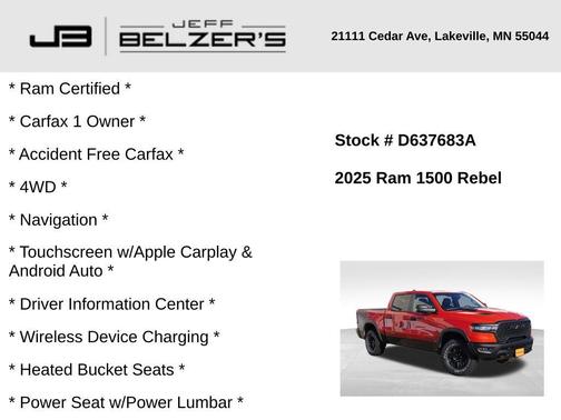 2025 RAM 1500 Rebel