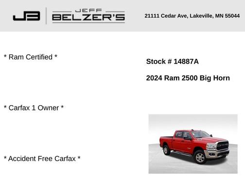2024 RAM 2500 Big Horn