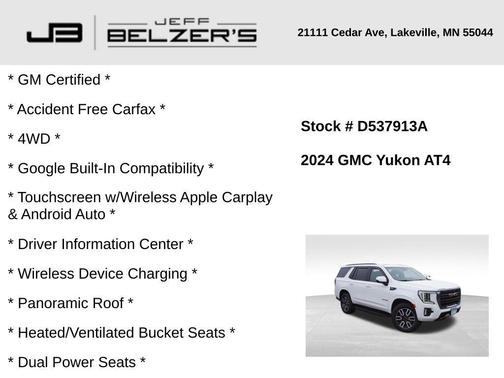 2024 GMC Yukon AT4