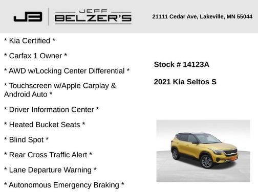 2021 Kia Seltos S