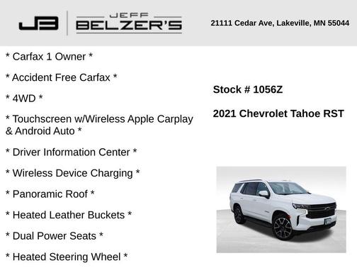 2021 Chevrolet Tahoe RST