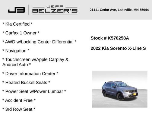 2022 Kia Sorento S