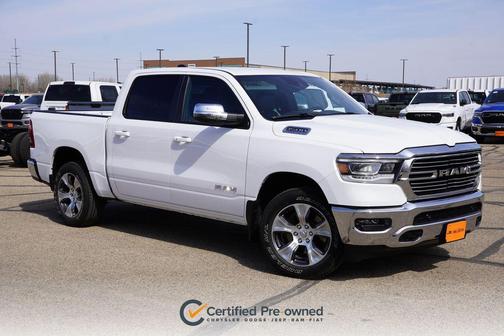 Bright White Clearcoat 2023 RAM 1500 Laramie