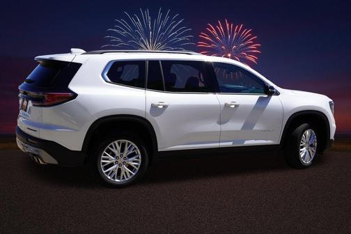 White Frost Tri-Coat 2025 GMC Acadia Elevation